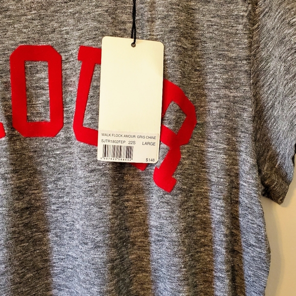 Zadig & Zoltaire Walk Flock Amour 150th Anniversary Tee - Large NWT - Picture 3 of 8